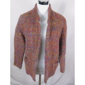 Vtg Saks Fifth Avenue Tintern Wool Blend Open Front Blazer Jacket 10